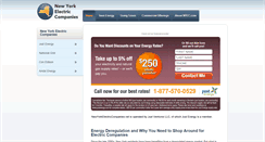 Desktop Screenshot of newyorkelectriccompanies.net